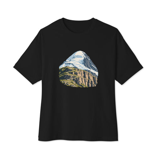 Balmhorn Gemmi Boxy Tee – Schwarz