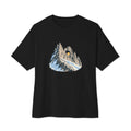 Tschingelhörner Martinsloch Boxy Tee – Schwarz