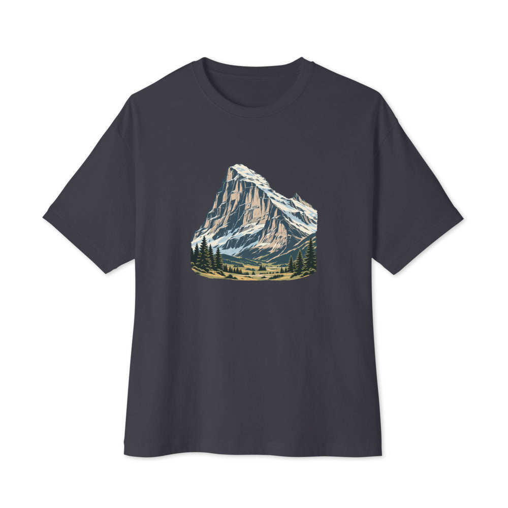 Eiger Grindelwald Boxy Tee – Dunkelgrau