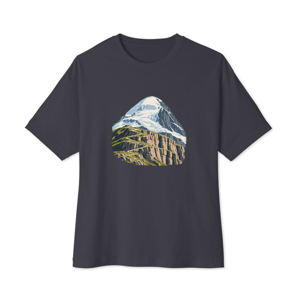 Balmhorn Gemmi Boxy Tee – Dunkelgrau