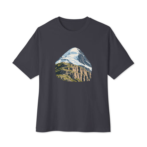 Balmhorn Gemmi Boxy Tee – Dunkelgrau