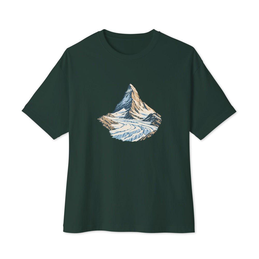 Matterhorn Gornergrat Boxy Tee – Waldgrün