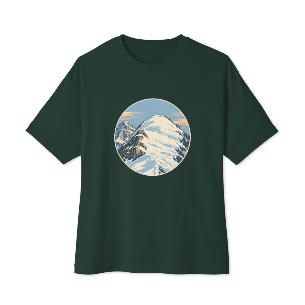 Mönch Nollen Boxy Tee – Waldgrün