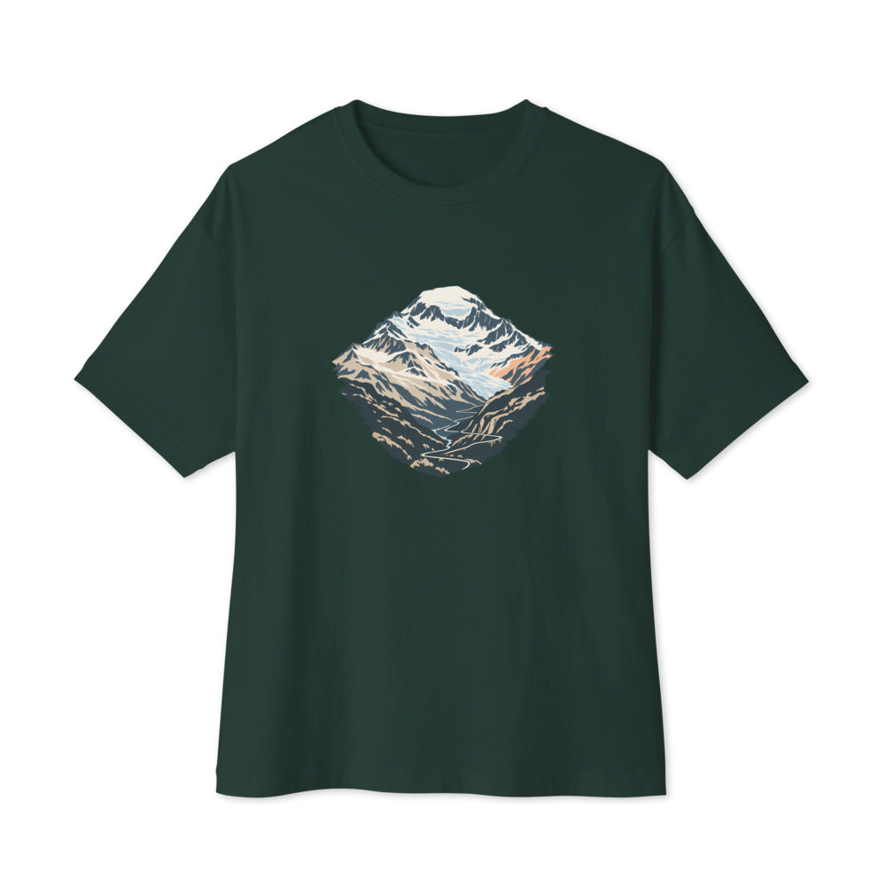 Monte Leone Simplon Boxy Tee – Waldgrün