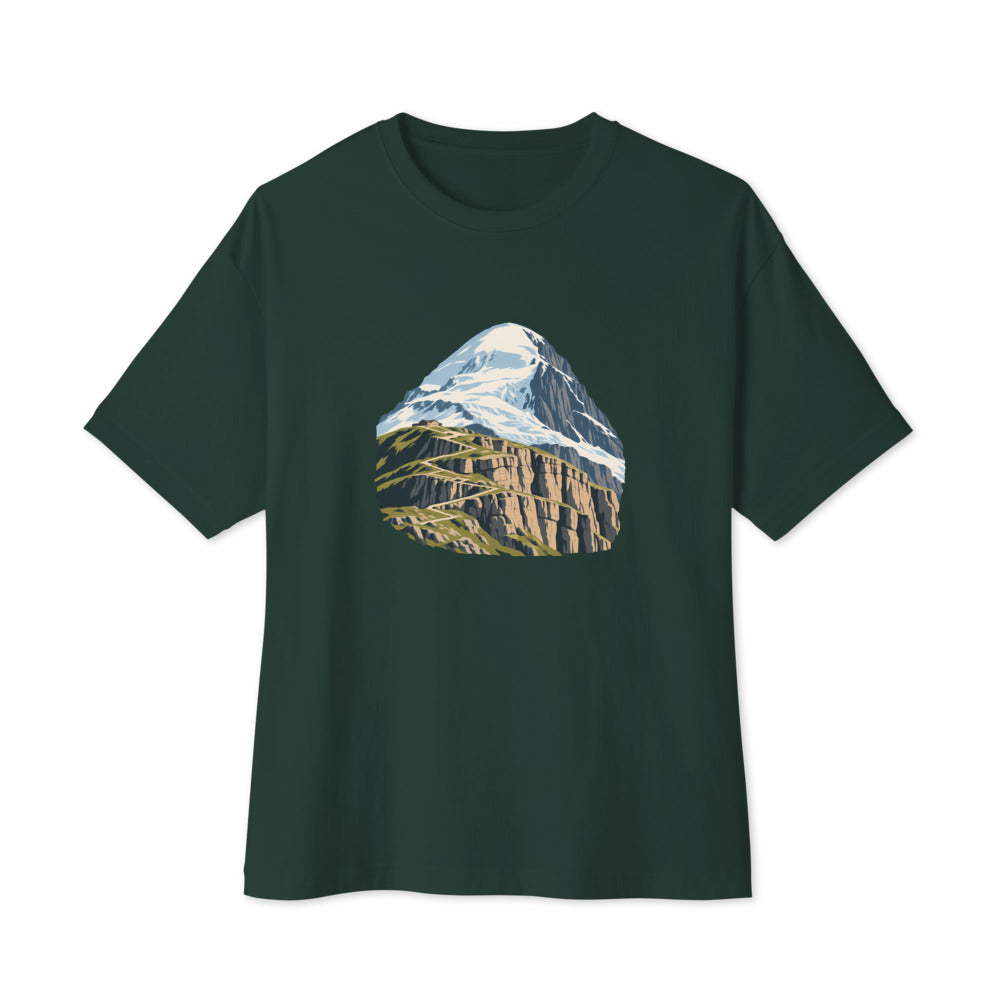 Balmhorn Gemmi Boxy Tee – Waldgrün
