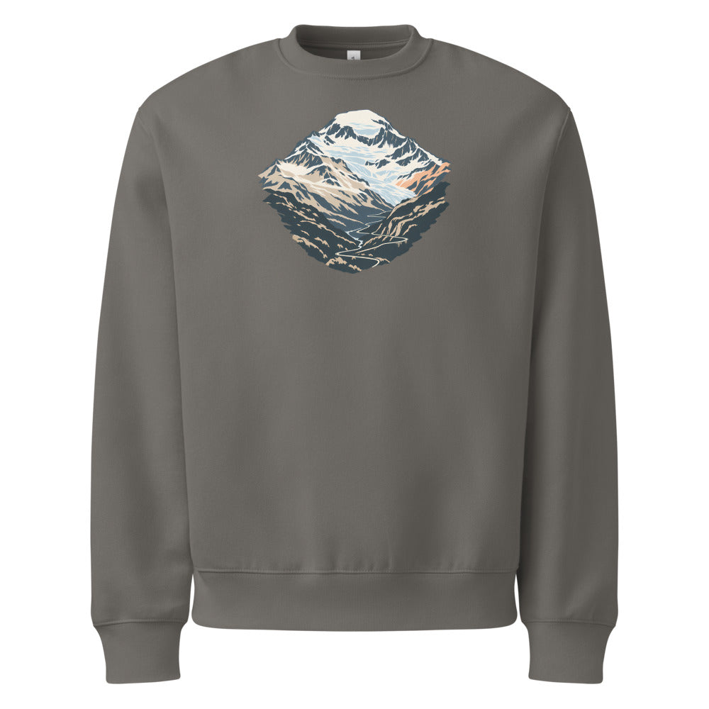 Monte Leone Simplon Heavyweight Sweatshirt – Asphalt