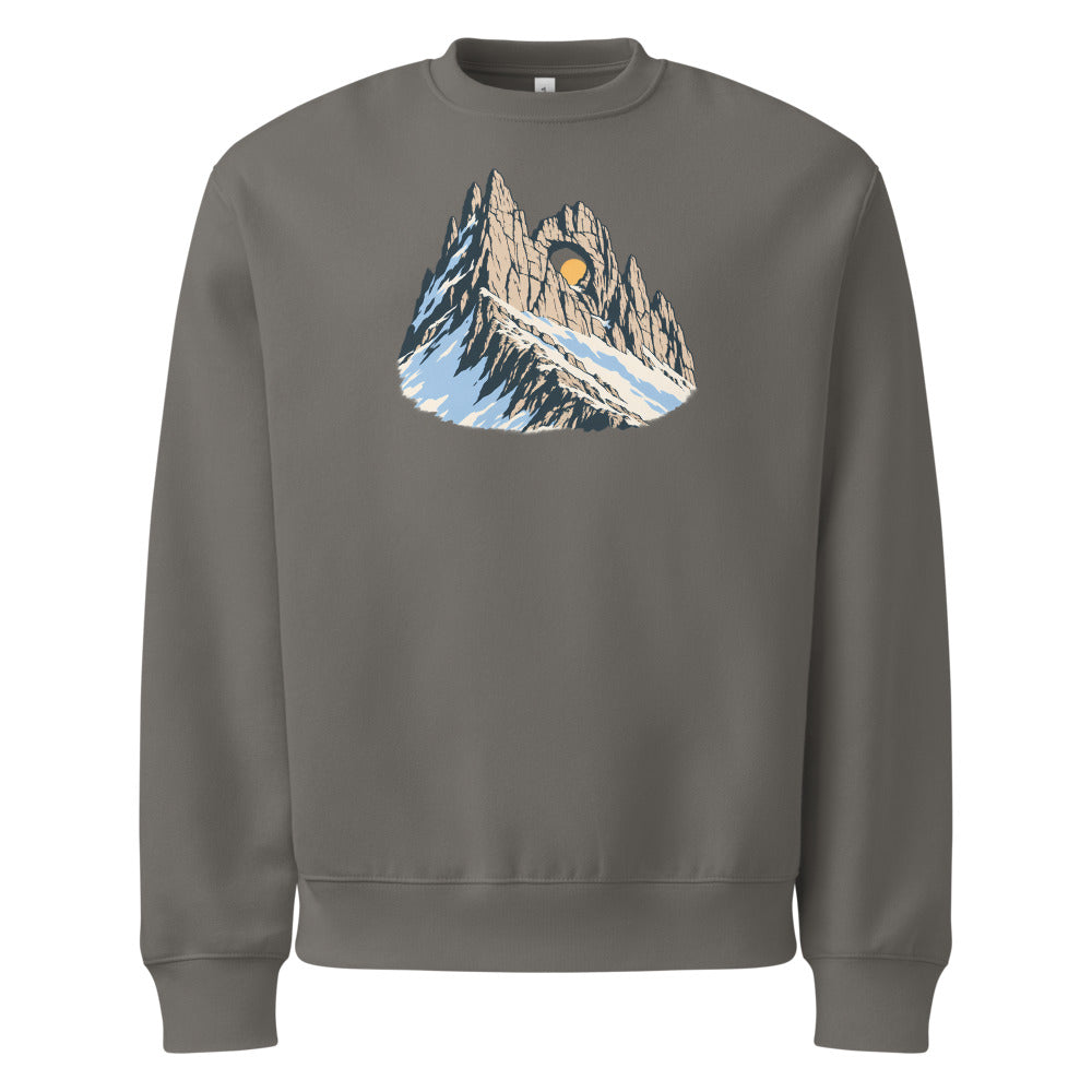 Tschingelhörner Martinsloch Heavyweight Sweatshirt – Asphalt