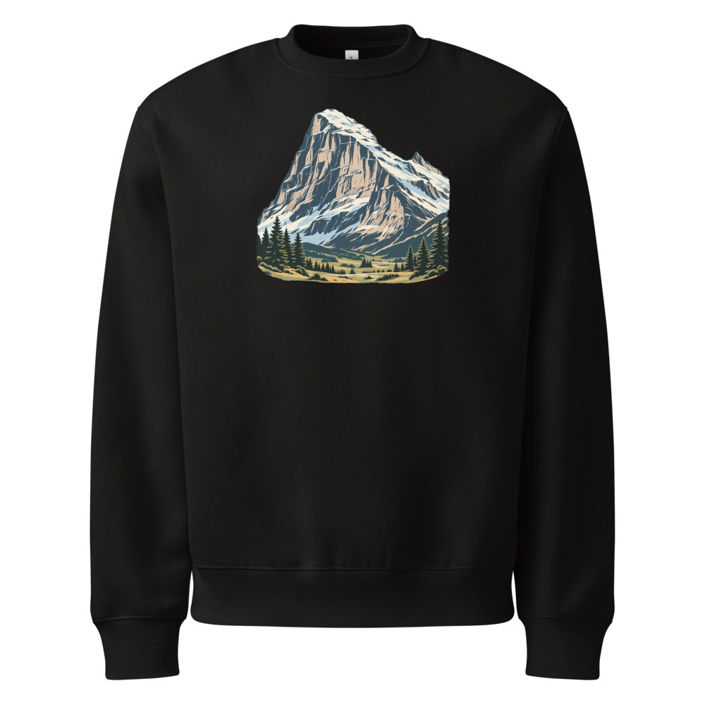 Eiger Grindelwald Heavyweight Sweatshirt – Schwarz