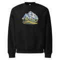 Säntis Appenzeller Hügel Heavyweight Sweatshirt – Schwarz
