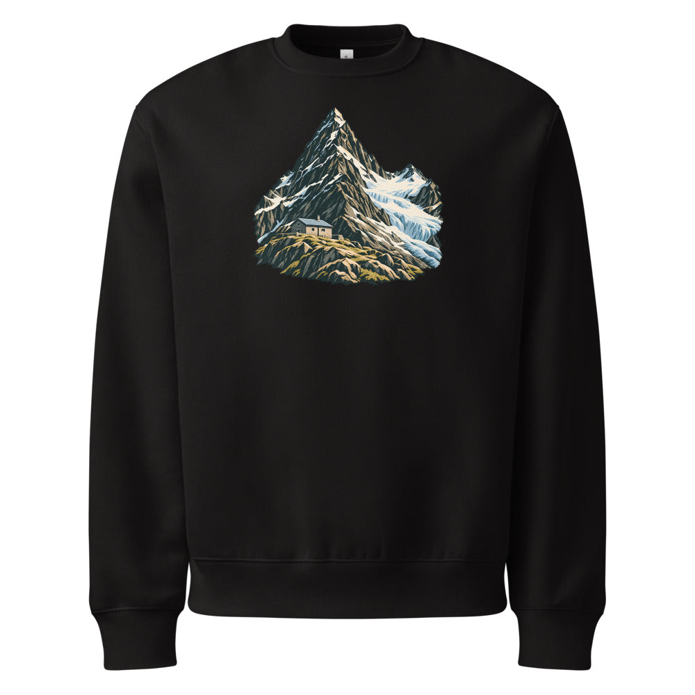 Piz Linard Silvretta Heavyweight Sweatshirt – Schwarz