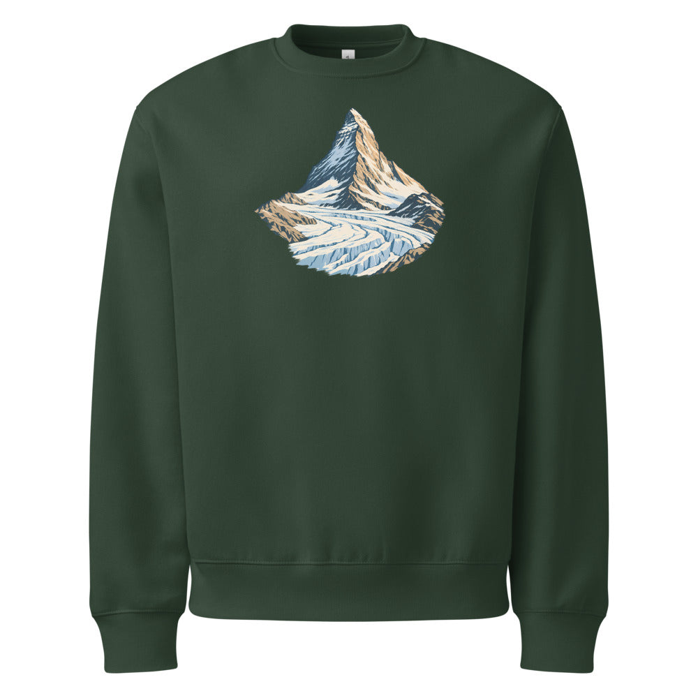 Matterhorn Gornergrat Heavyweight Sweatshirt – Waldgrün