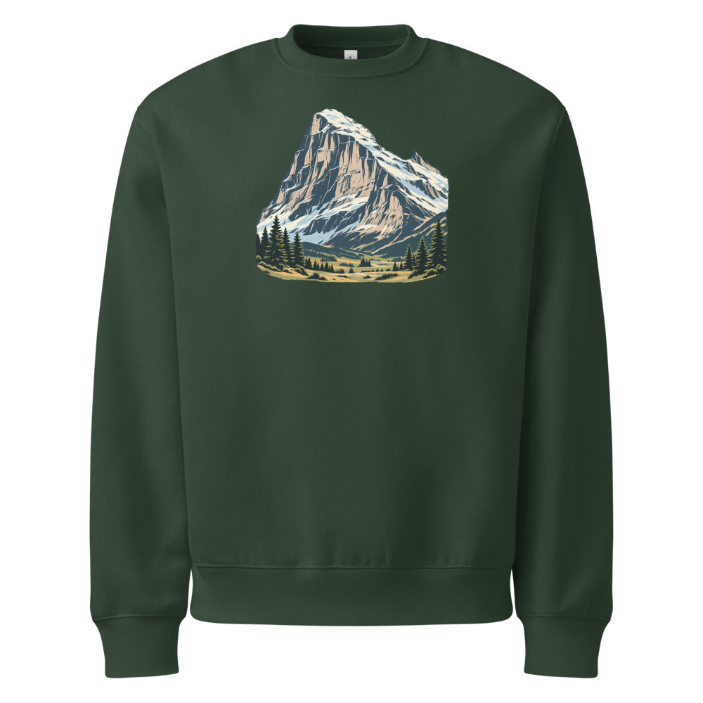 Eiger Grindelwald Heavyweight Sweatshirt – Waldgrün