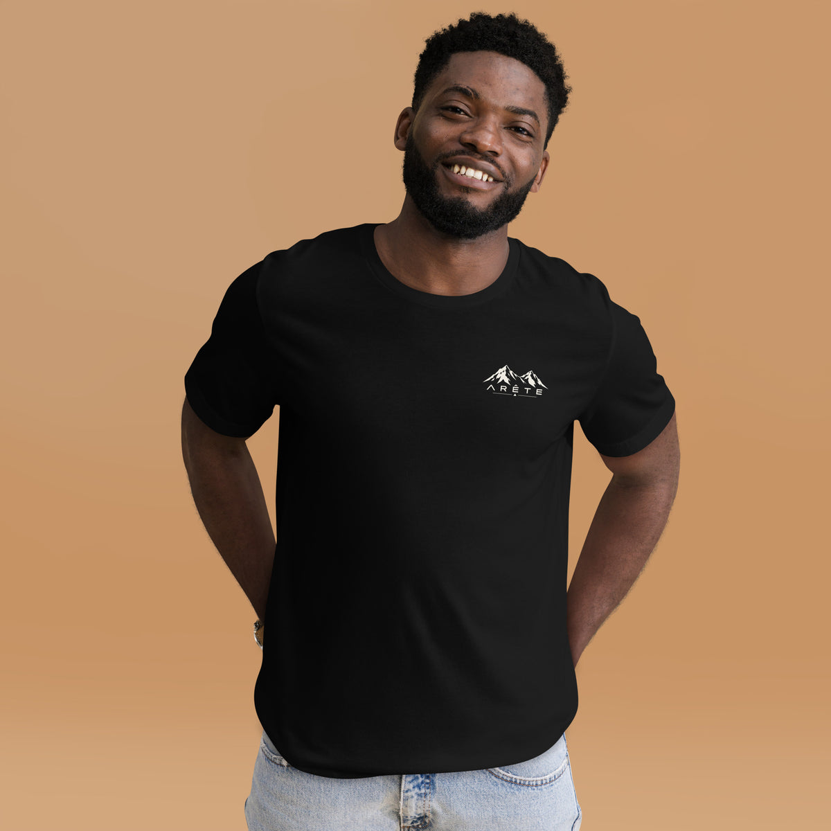 ARÊTE Basislager T-Shirt, Schwarz