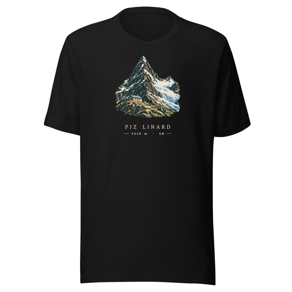 Piz Linard Silvretta T-Shirt – Schwarz