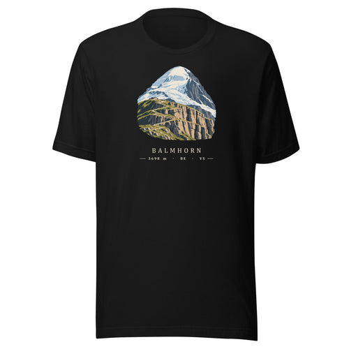 Balmhorn Gemmi T-Shirt – Schwarz