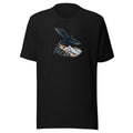Bergdohle über dem Grat T-Shirt – Schwarz