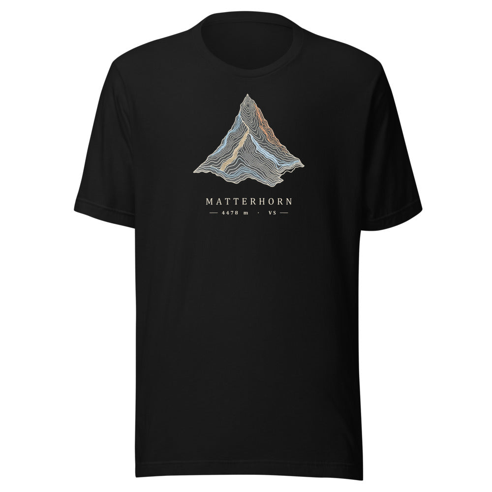 Topo Matterhorn T-Shirt – Schwarz