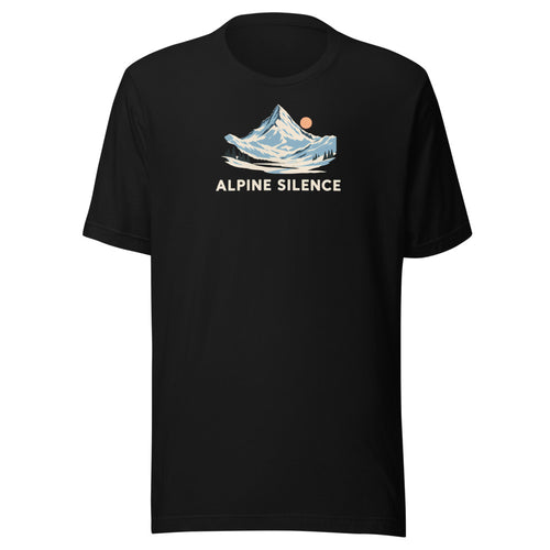 Alpine Silence T-Shirt – Schwarz