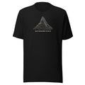 Matterhorn Höhenlinien T-Shirt – Schwarz