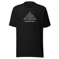 Weisshorn Höhenlinien T-Shirt – Schwarz