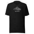 Tödi Höhenlinien T-Shirt – Schwarz