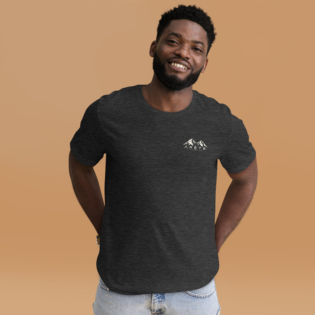 ARÊTE Basislager T-Shirt, Dunkelgrau meliert
