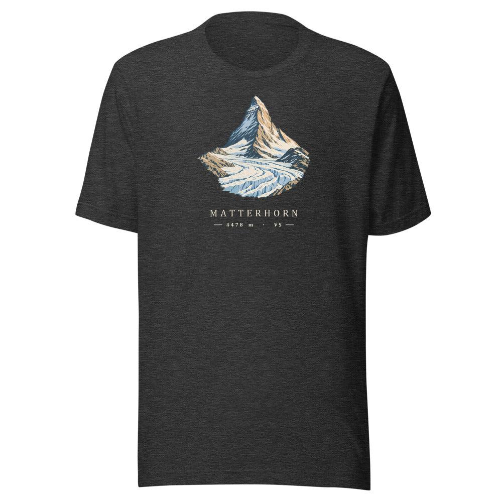 Matterhorn Gornergrat T-Shirt – Dunkelgrau meliert