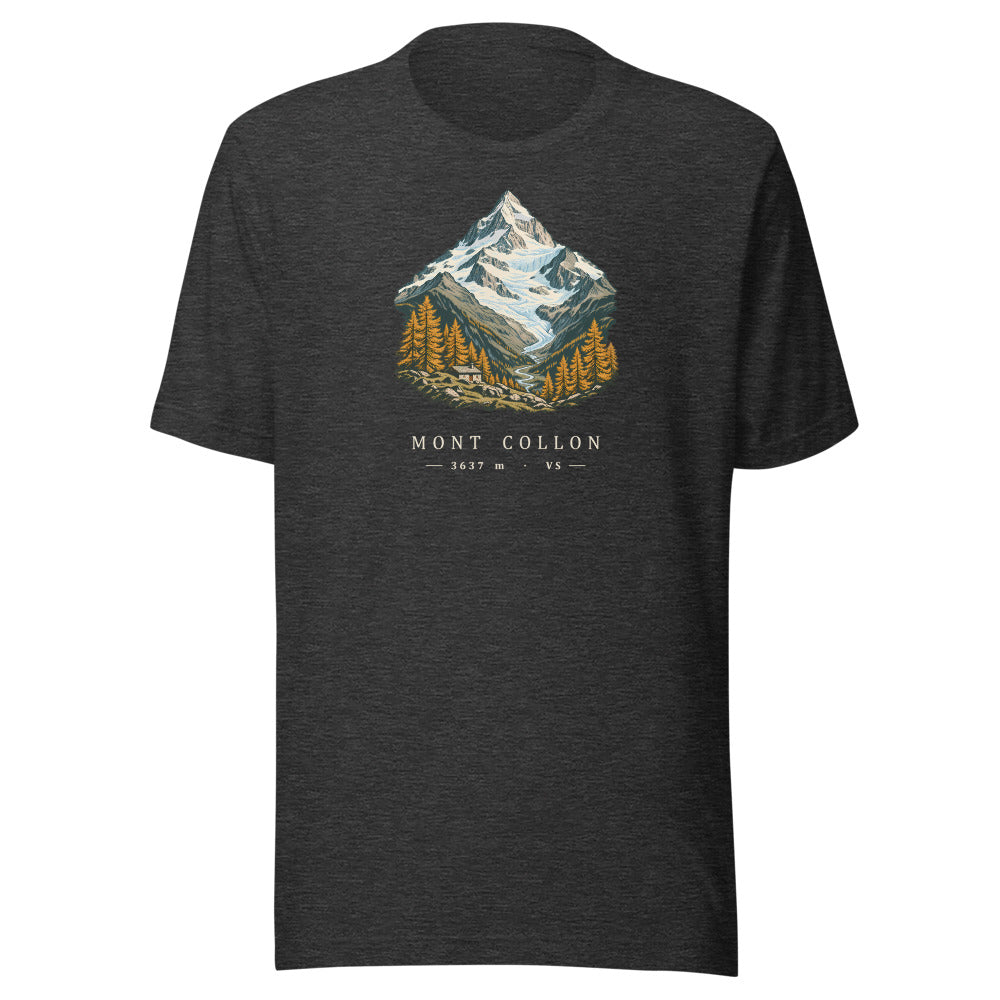 Mont Collon Arolla T-Shirt – Dunkelgrau meliert