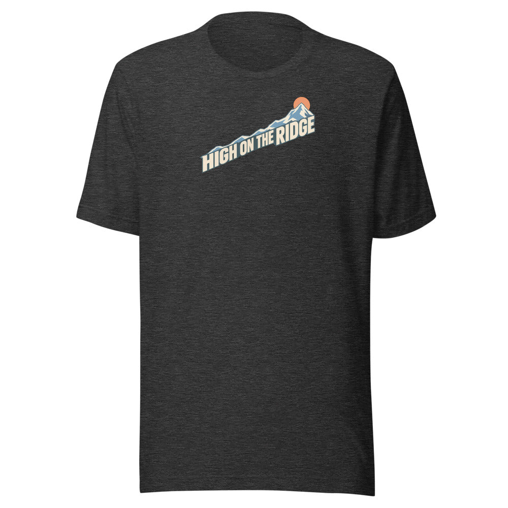 High on the Ridge T-Shirt – Dunkelgrau meliert