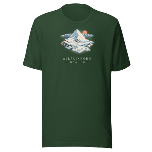 Allalinhorn Saas-Fee T-Shirt – Waldgrün