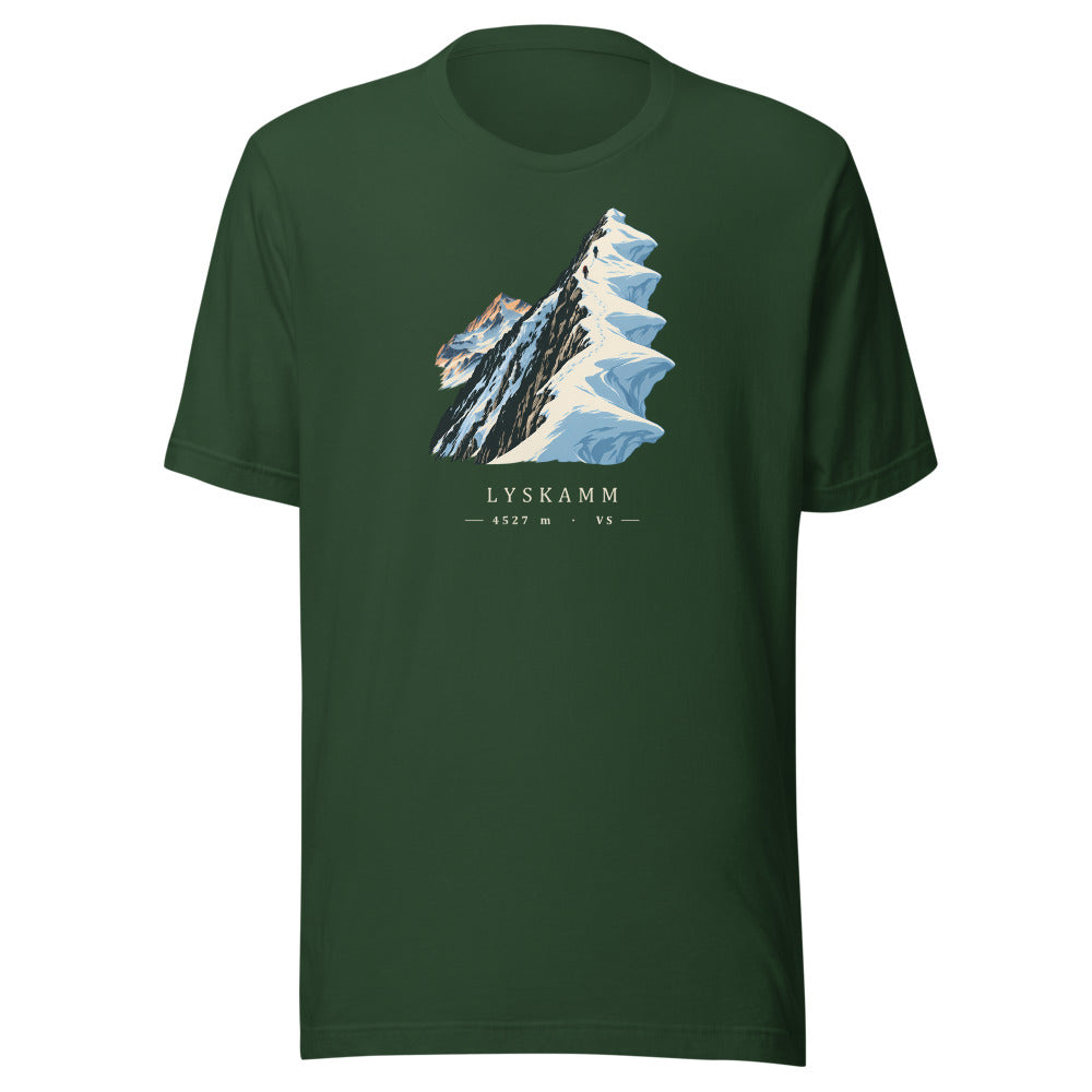 Lyskamm Wechtengrat T-Shirt – Waldgrün