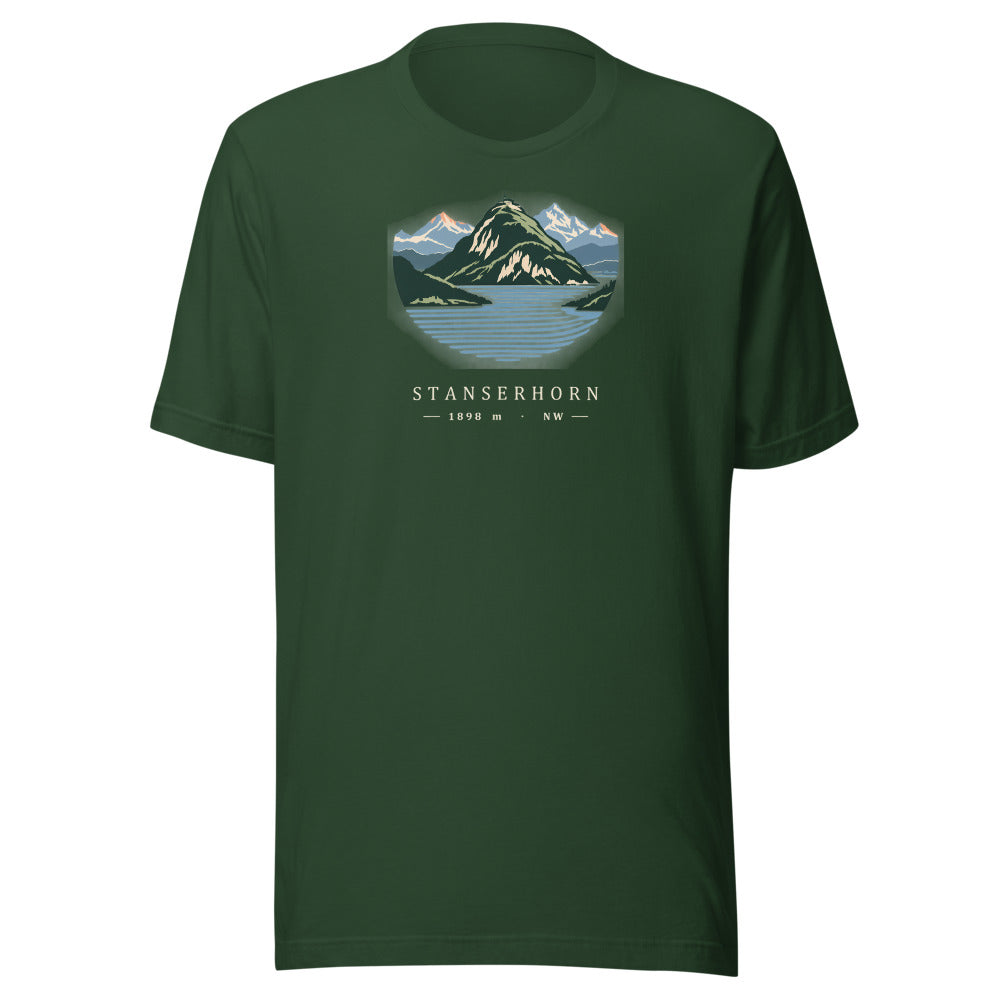 Stanserhorn Vierwaldstättersee T-Shirt – Waldgrün