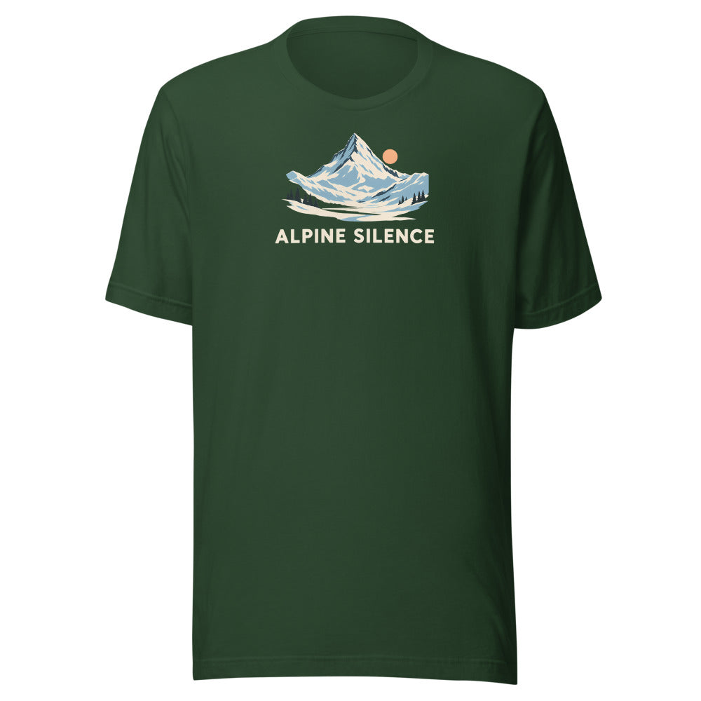 Alpine Silence T-Shirt – Waldgrün