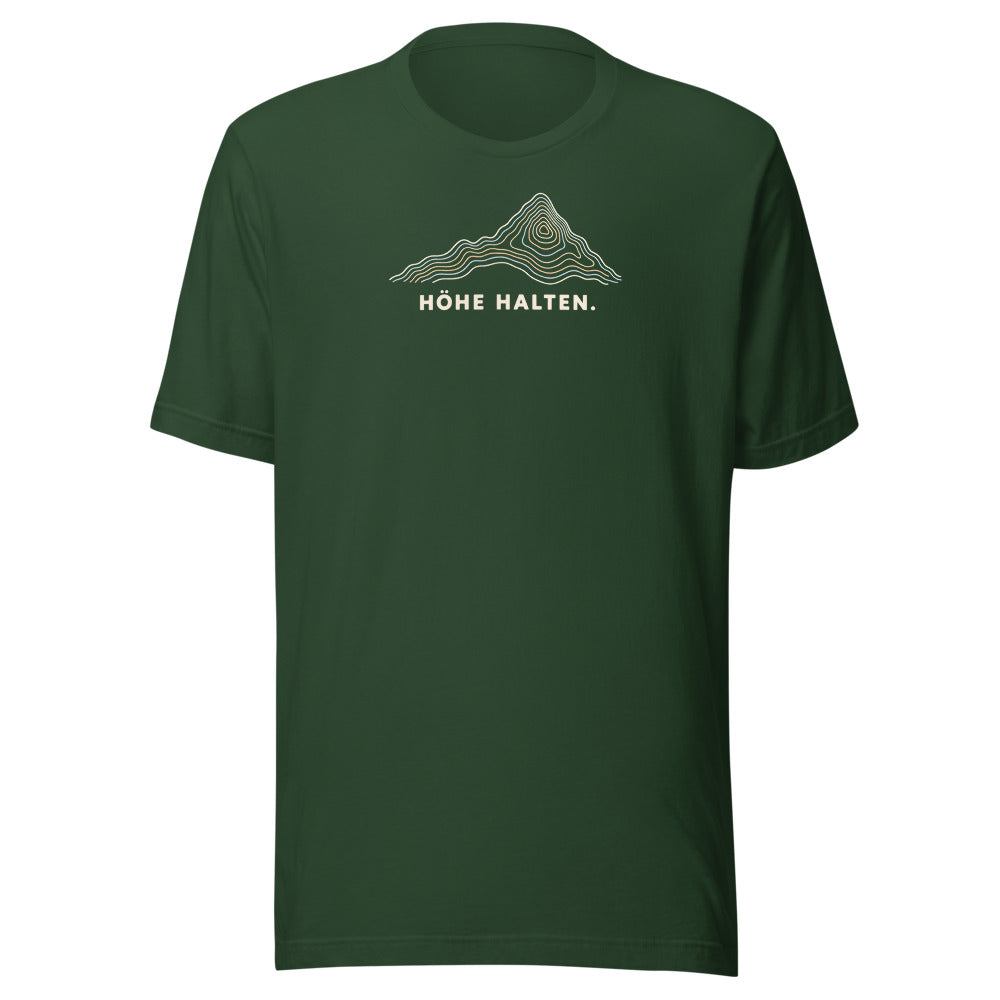 Höhe halten T-Shirt – Waldgrün