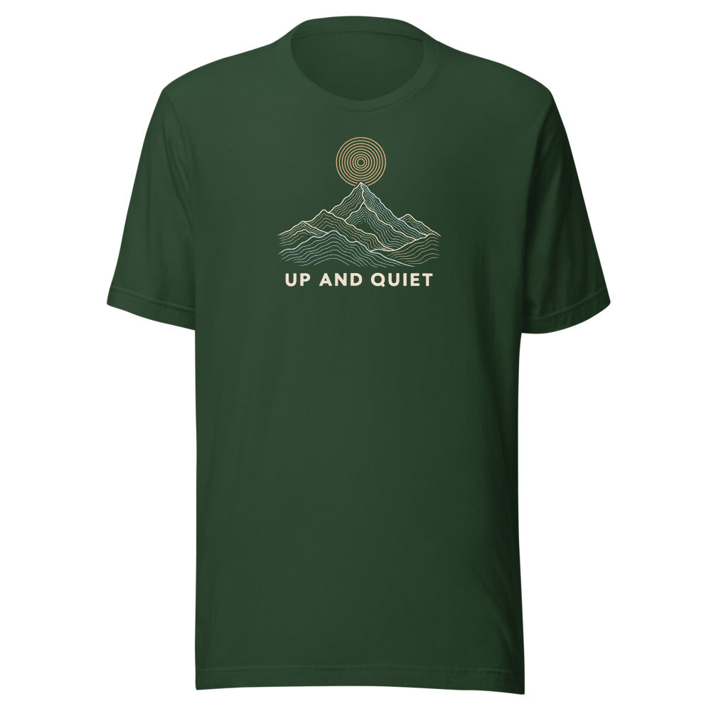 Up and Quiet T-Shirt – Waldgrün