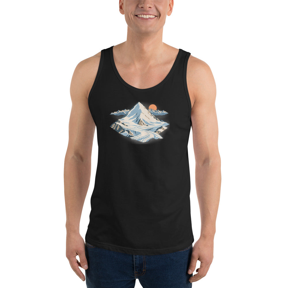 Allalinhorn Saas-Fee Tanktop – Schwarz