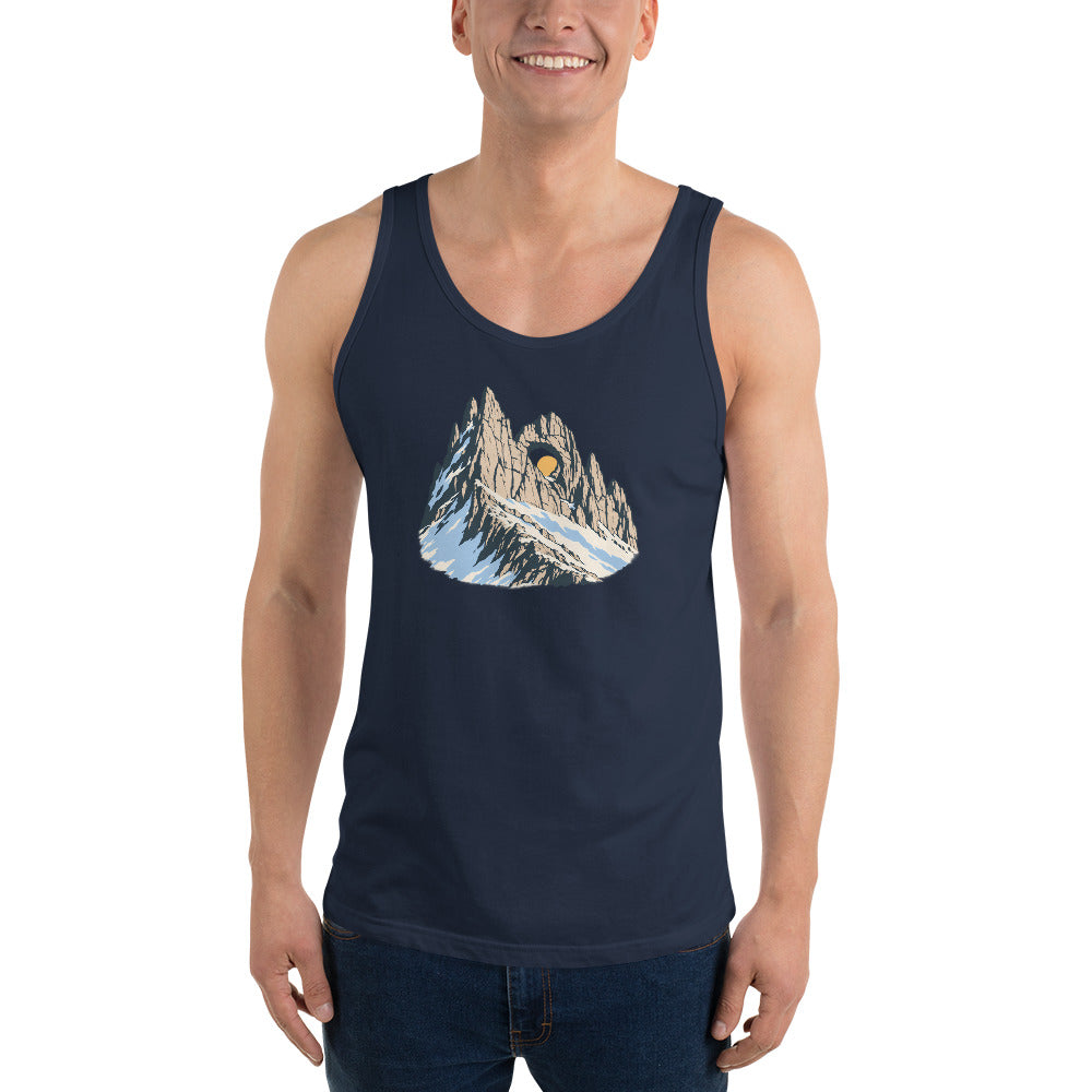 Tschingelhörner Martinsloch Tanktop – Marineblau