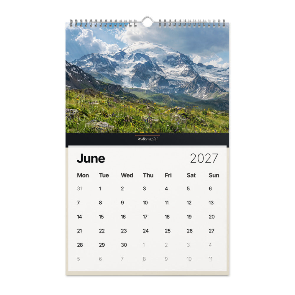 Wandkalender 2027 – Bergstimmungen – june