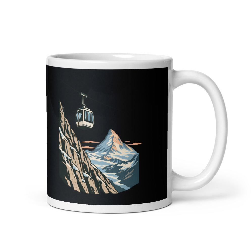 Gondel über dem Fels Tasse – 325 ml