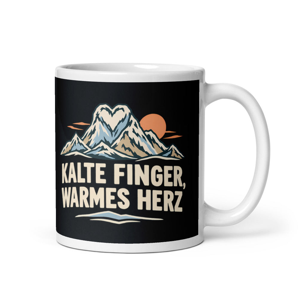Kalte Finger, warmes Herz Tasse – 325 ml