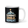 Summit. Smile. Repeat. Tasse – 325 ml
