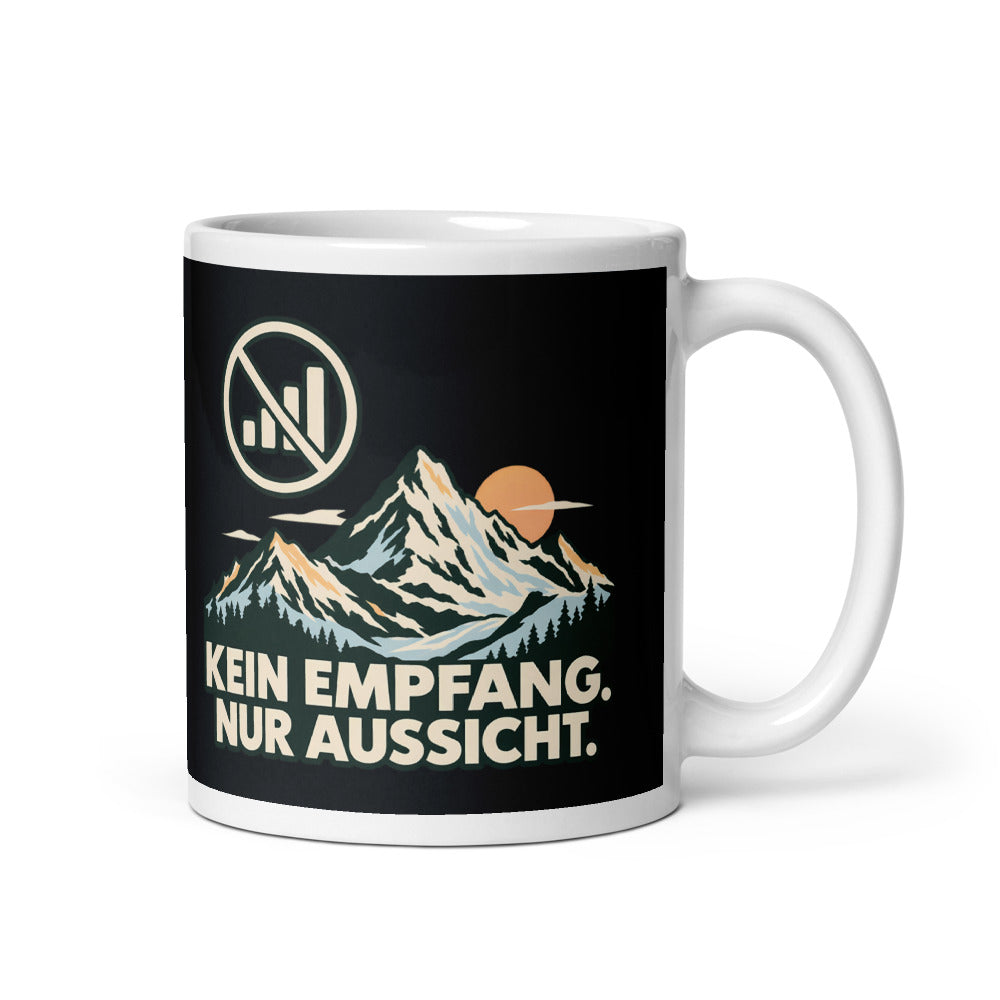 Kein Empfang, nur Aussicht Tasse – 325 ml