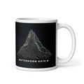 Matterhorn Höhenlinien Tasse – 325 ml