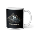 Titlis Höhenlinien Tasse – 325 ml