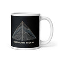 Weisshorn Höhenlinien Tasse – 325 ml