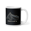 Mönch Höhenlinien Tasse – 325 ml
