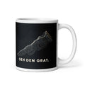 Geh den Grat Höhenlinien Tasse – 325 ml