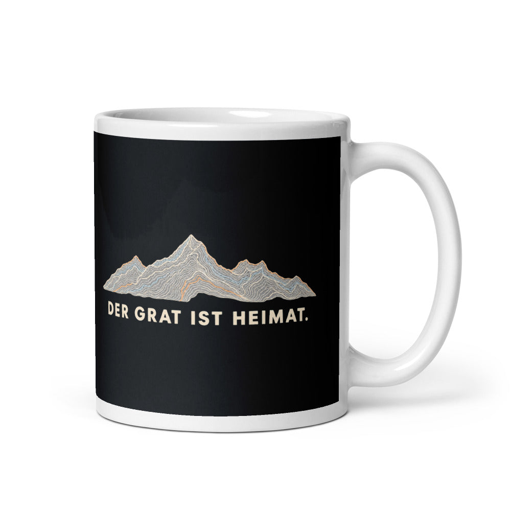 Der Grat ist Heimat Tasse – 325 ml