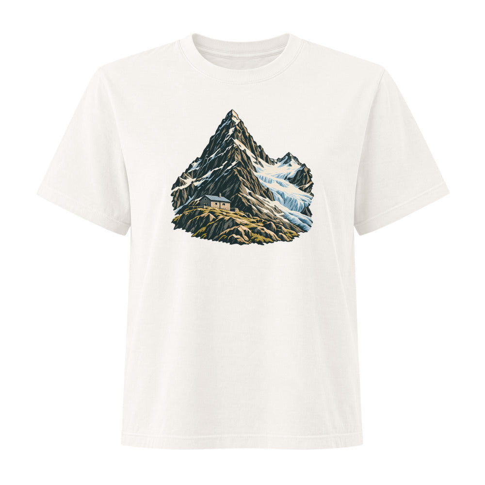 Piz Linard Silvretta Damen Heavyweight-T-Shirt – Vintage-Weiss