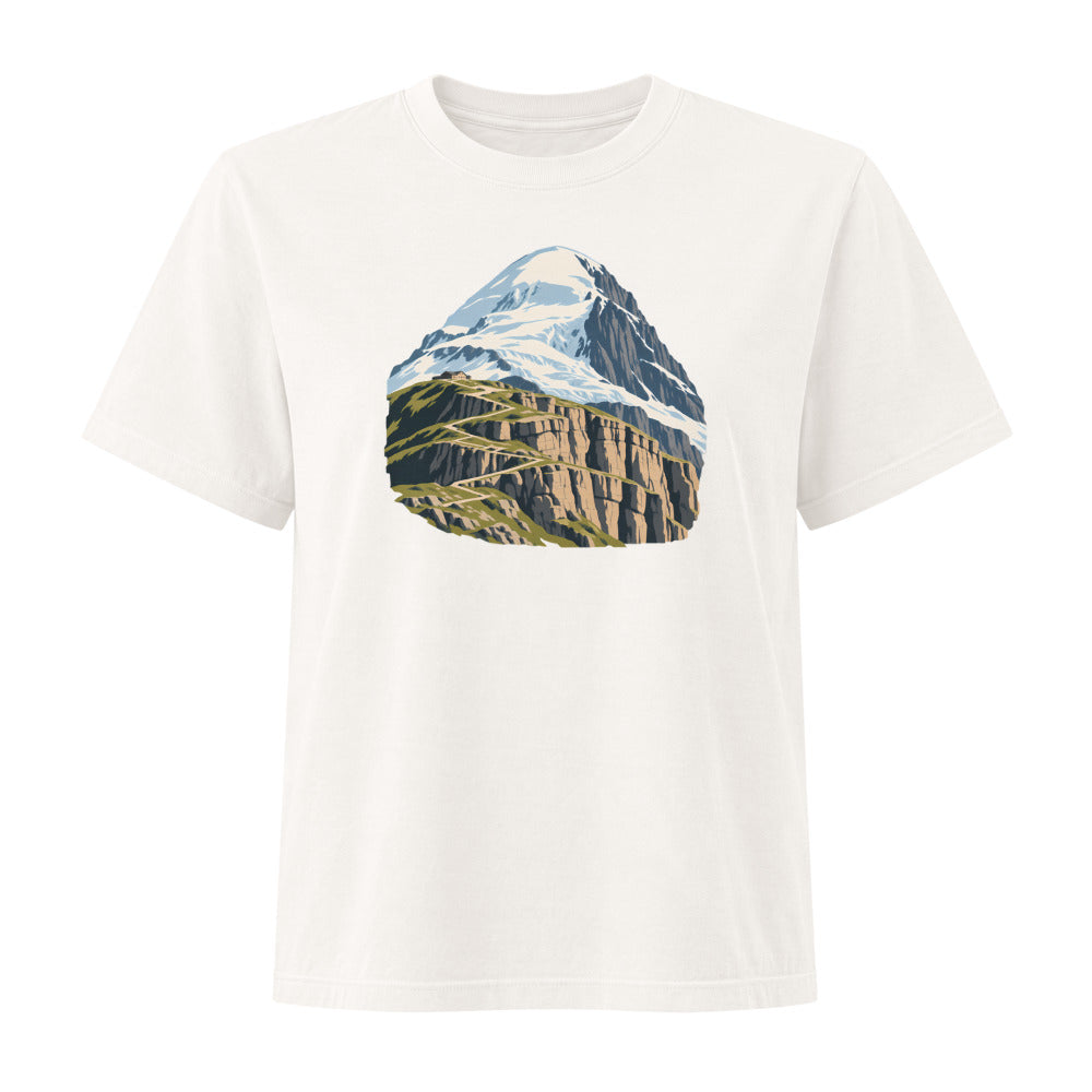 Balmhorn Gemmi Damen Heavyweight-T-Shirt – Vintage-Weiss